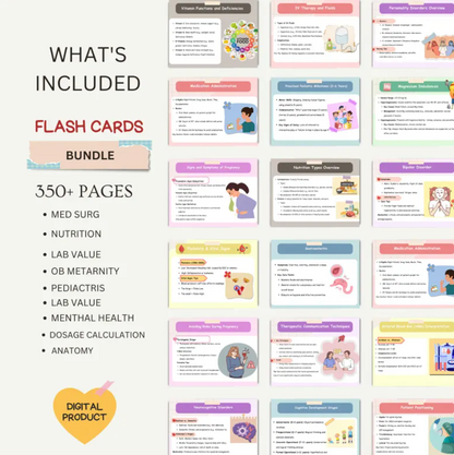 Nursing School Notes | Ultimate Med-Surg Study Guide | Digital Nursing Notes & NCLEX Prep