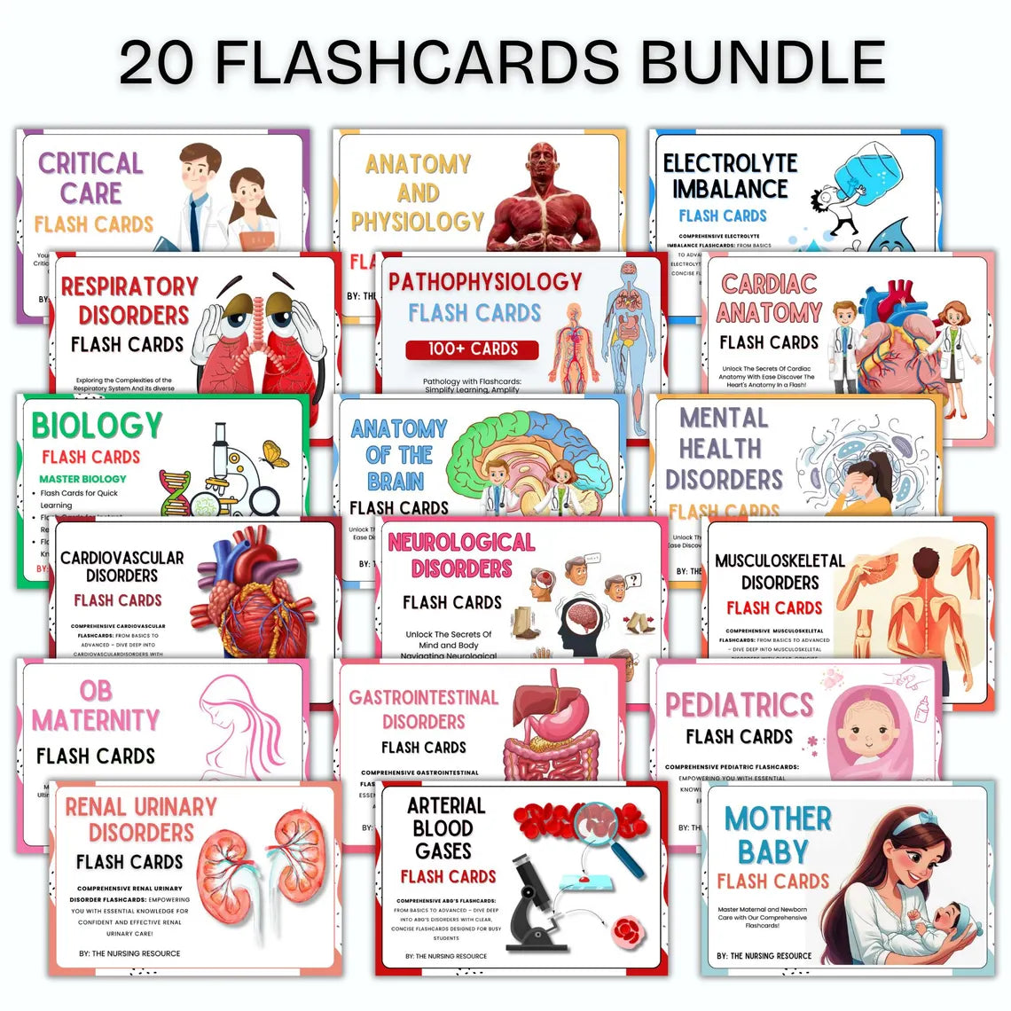 Comprehensive Nursing Notes Bundle | 2025 Edition | Digital Download